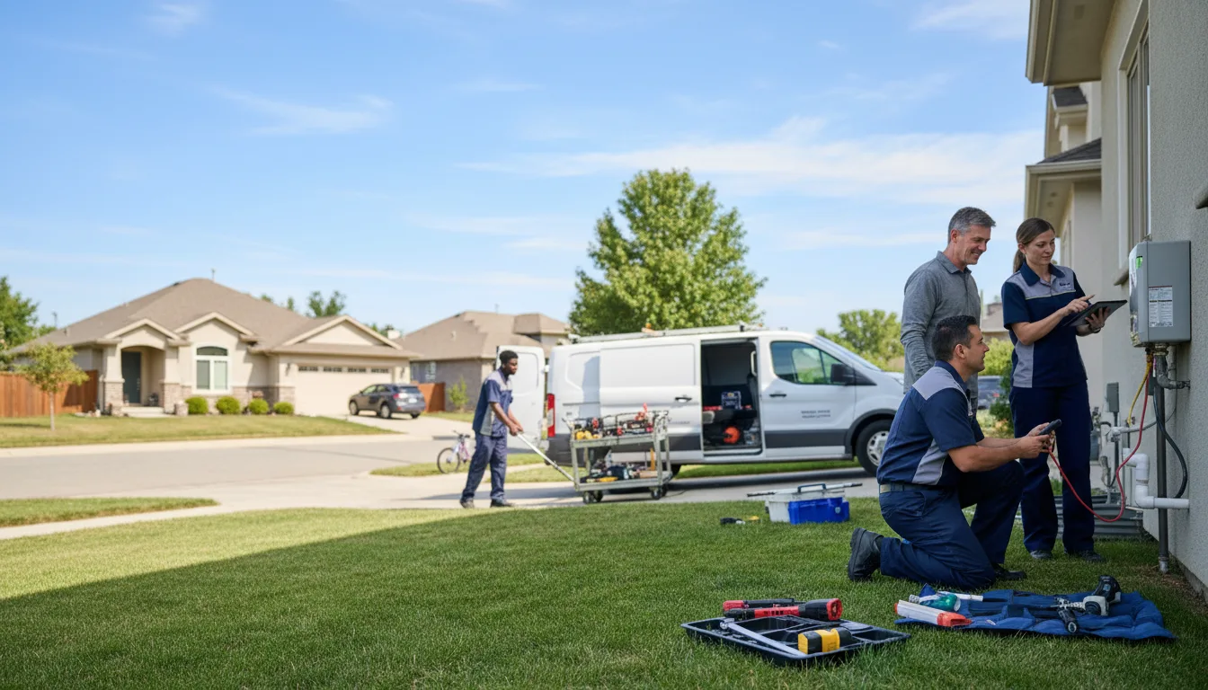 Tankless water heater service in Yettem, CA